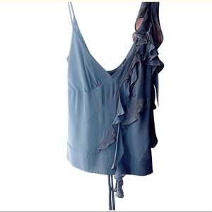 Karen Millen Black silk top